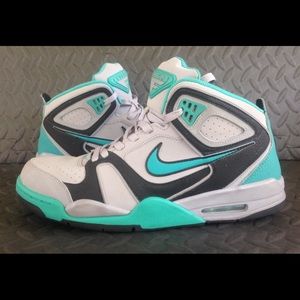 nike air flight falcon black and white